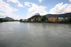 Kufstein - de rivier de Inn