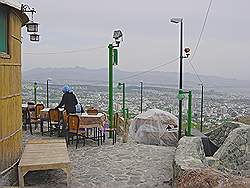 Jamshidiye park - terras met mooi uitzicht