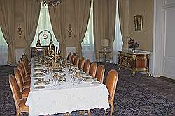 Het witte paleis - de eetkamer