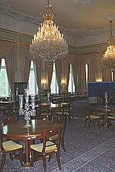 Het witte paleis - de grote diner kamer