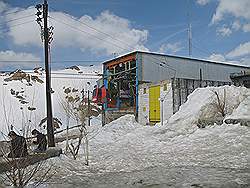 Tochal tele cabin - het tweede station