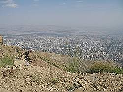 Tochal tele cabin - mooi uitzicht over teheran