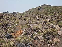 Aso - de vulkaan Mount Aso