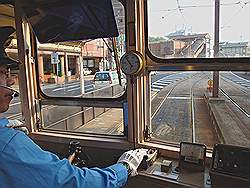 Nagasaki - tram, een bekend vervoermiddel in Japan