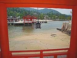 Miyajima - Itsukushima tempel; deze keer in het water