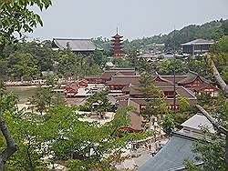 Miyajima - uitzicht vanuit het park