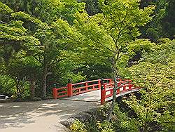Miyajima - het park; mooi bruggetje