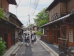 Kyoto - oude winkelstraat