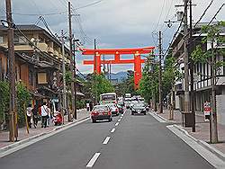 Kyoto - Heian Jungu torii