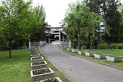 Asahikawa - het park; tempel