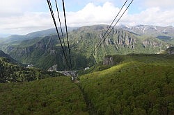 Sounkyo Gorge - het klaart wat op en dan ziet het er een stuk mooier uit