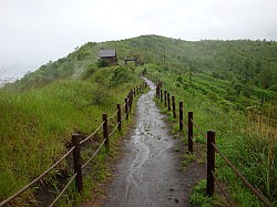 Lake Toya - wandelpad naar de westelijke krater