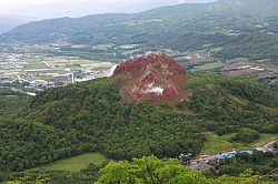 Lake Toya - de berg Showa Shinzan