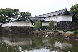 Tokio - keizerlijk paleis; ingang van de oostelijke tuinen