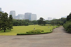 Tokio - keizerlijk paleis; de oostelijke tuinen