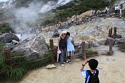 Hakone - Owakudani; geliefde plek voor een foto