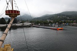 Hakone - aankomst in Hakone-macchi