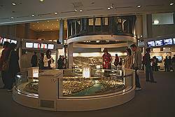 Hiroshima - Hiroshima peace memorial museum; de tentoonstelling geeft een goed beeld van de verwoestingen en de gevolgen