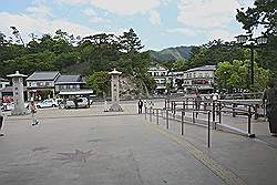 Miyajima - plein voor de terminal