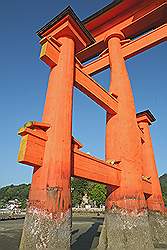 Miyajima - de torii van de Itsukushima tempel