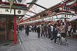 Asakusa - toeristische winkelstraat