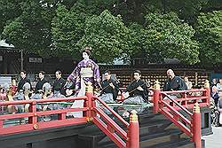 Meiji tempel - ceremonie