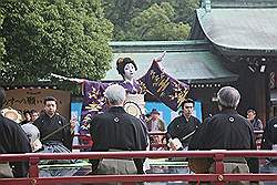 Meiji tempel - ceremonie