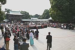 Meiji tempel - ceremonie