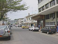 Douala- centrum van de stad