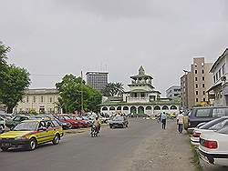 Douala - plein in het centrum van de stad