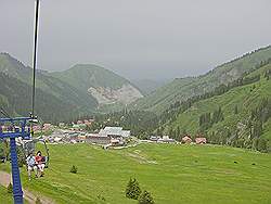 Chimbulak - bergen met kabelbaan