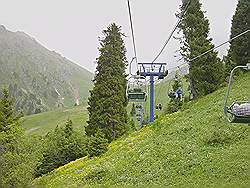 Chimbulak - bergen met kabelbaan