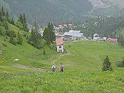 Chimbulak - wandeling naar beneden