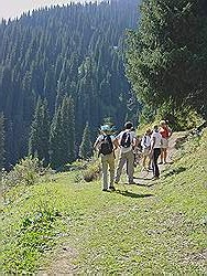 Bergtocht naar de waterval