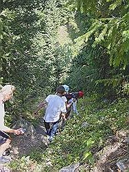 Bergtocht naar de waterval