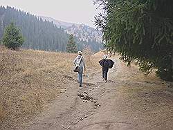 Bergtocht in de herfst