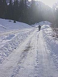 Bergtocht in de winter