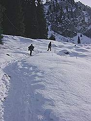 Bergtocht in de winter