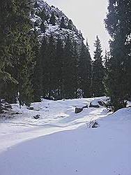 Bergtocht in de winter