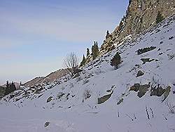 Bergtocht in de winter