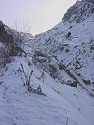 Bergtocht in de winter