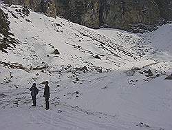 Bergtocht in de winter