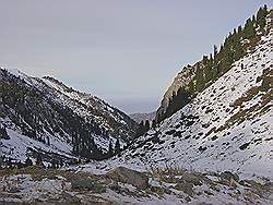 Bergtocht in de winter