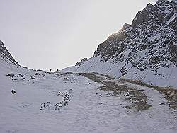 Bergtocht in de winter