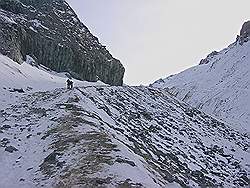 Bergtocht in de winter