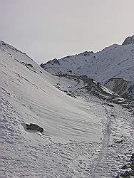 Bergtocht in de winter