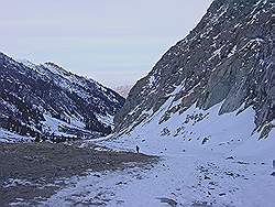 Bergtocht in de winter