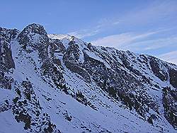 Bergtocht in de winter