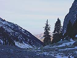 Bergtocht in de winter