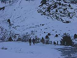 Bergtocht in de winter